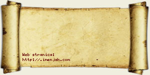 Danica Mandarić vizit kartica